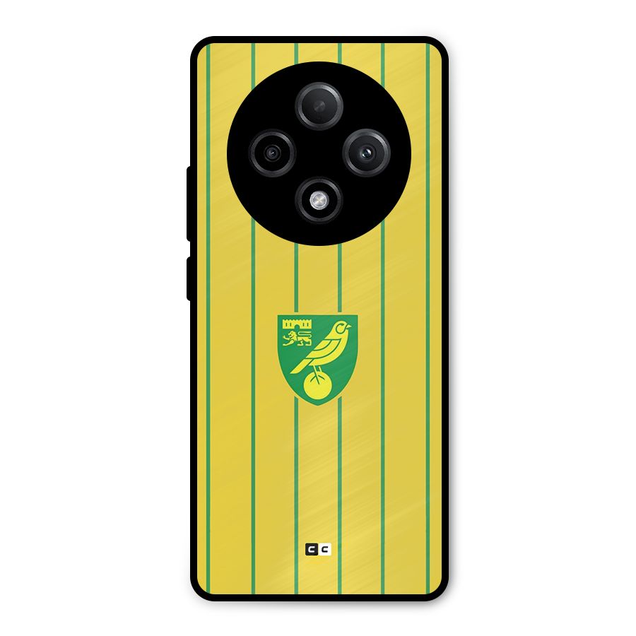 Norwich City Metal Back Case for Oppo F27 Pro Plus