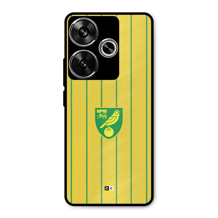 Norwich City Metal Back Case for Poco F6