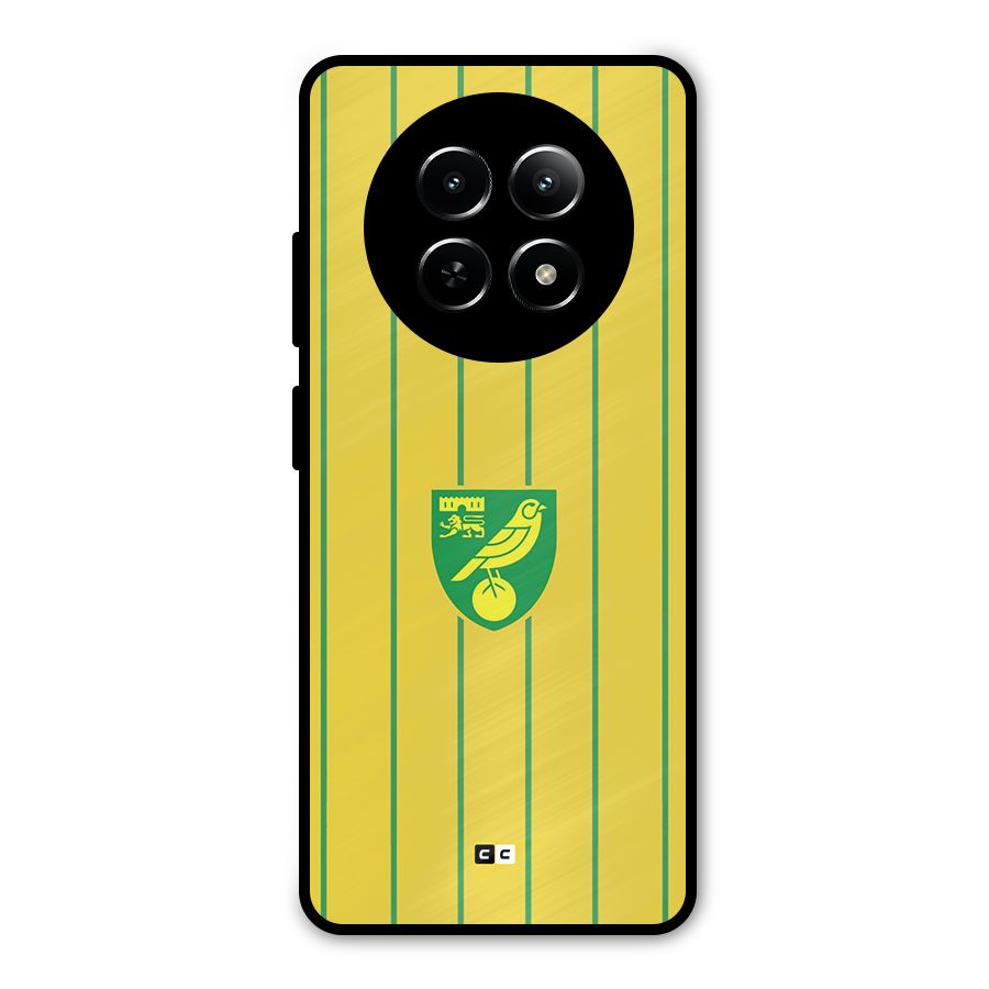Norwich City Metal Back Case for Realme 12 5G