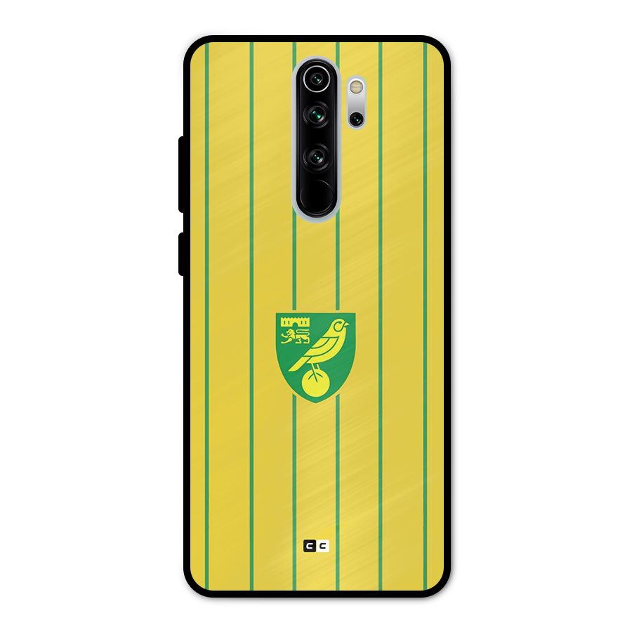Norwich City Metal Back Case for Redmi Note 8 Pro