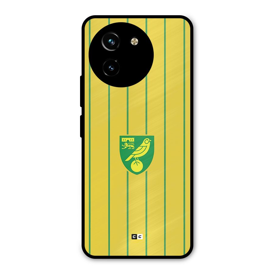 Norwich City Metal Back Case for Vivo T3x