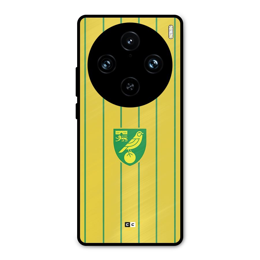 Norwich City Metal Back Case for Vivo X100 Pro