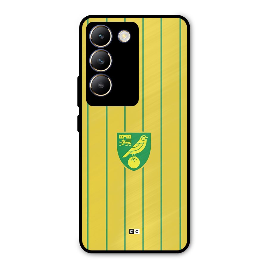 Norwich City Metal Back Case for Vivo Y200e
