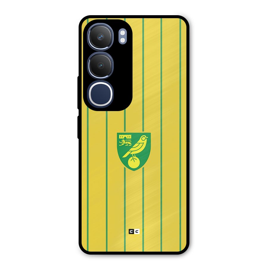 Norwich City Metal Back Case for Vivo Y29