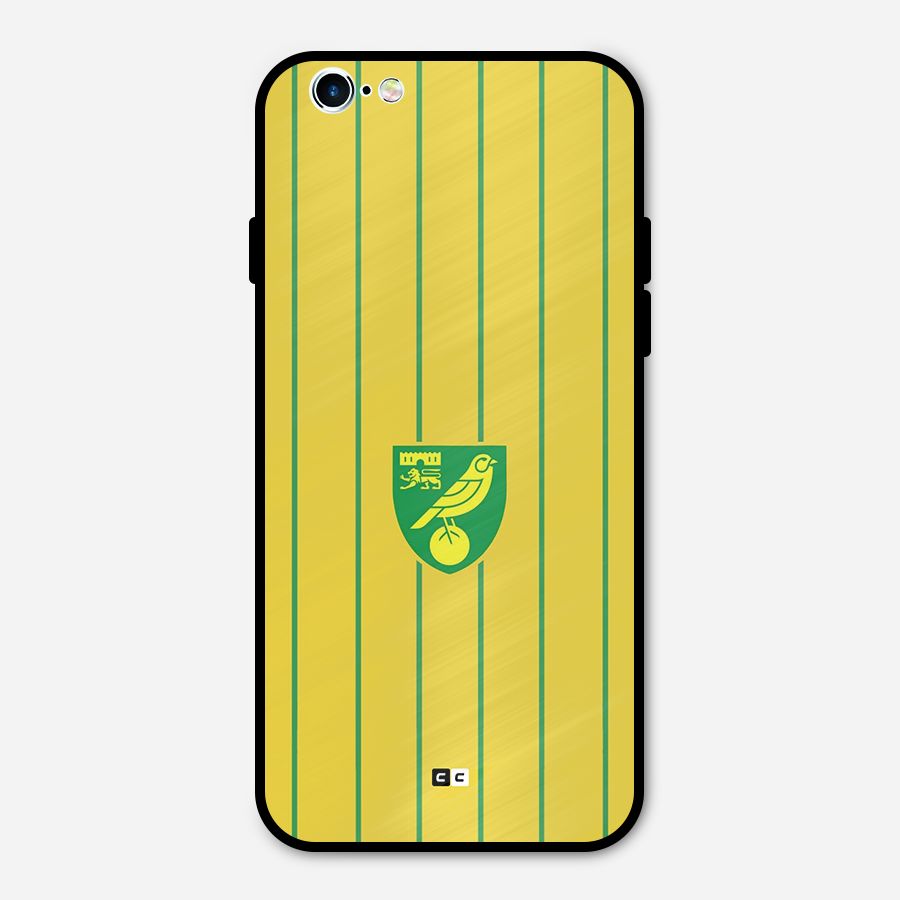 Norwich City Metal Back Case for iPhone 6 6s