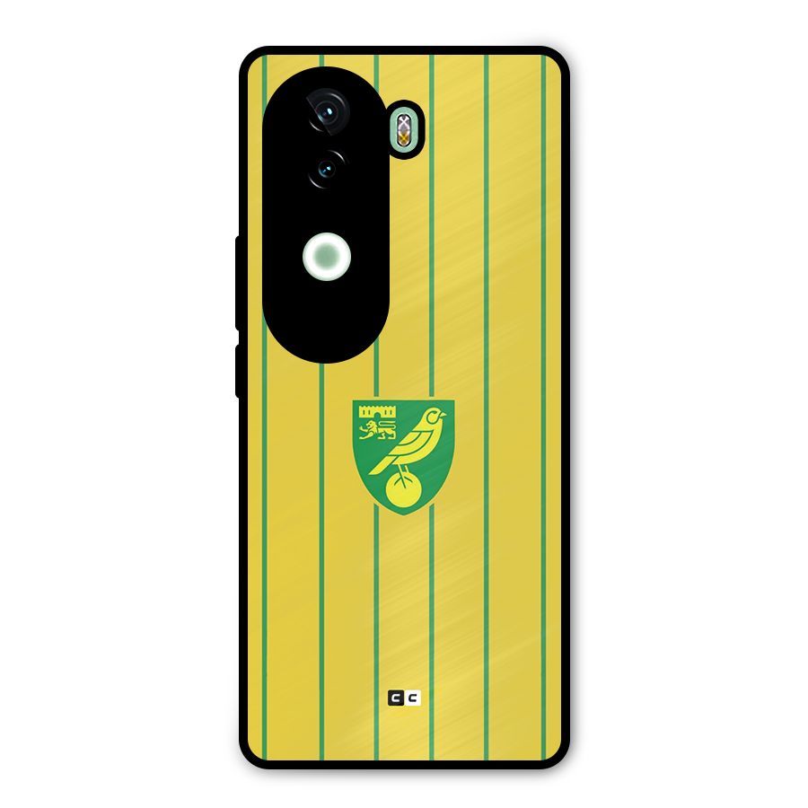 Norwich City Metal Back Case for iQOO Z9s