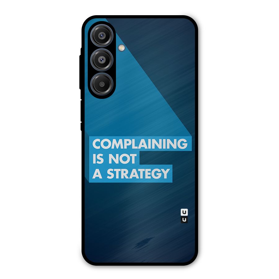 Not A Strategy Metal Back Case for Galaxy A16 5G