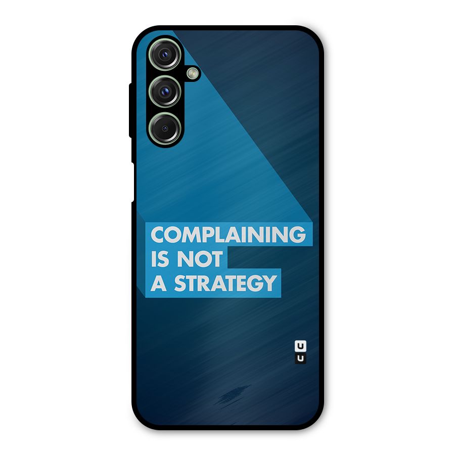 Not A Strategy Metal Back Case for Galaxy F34