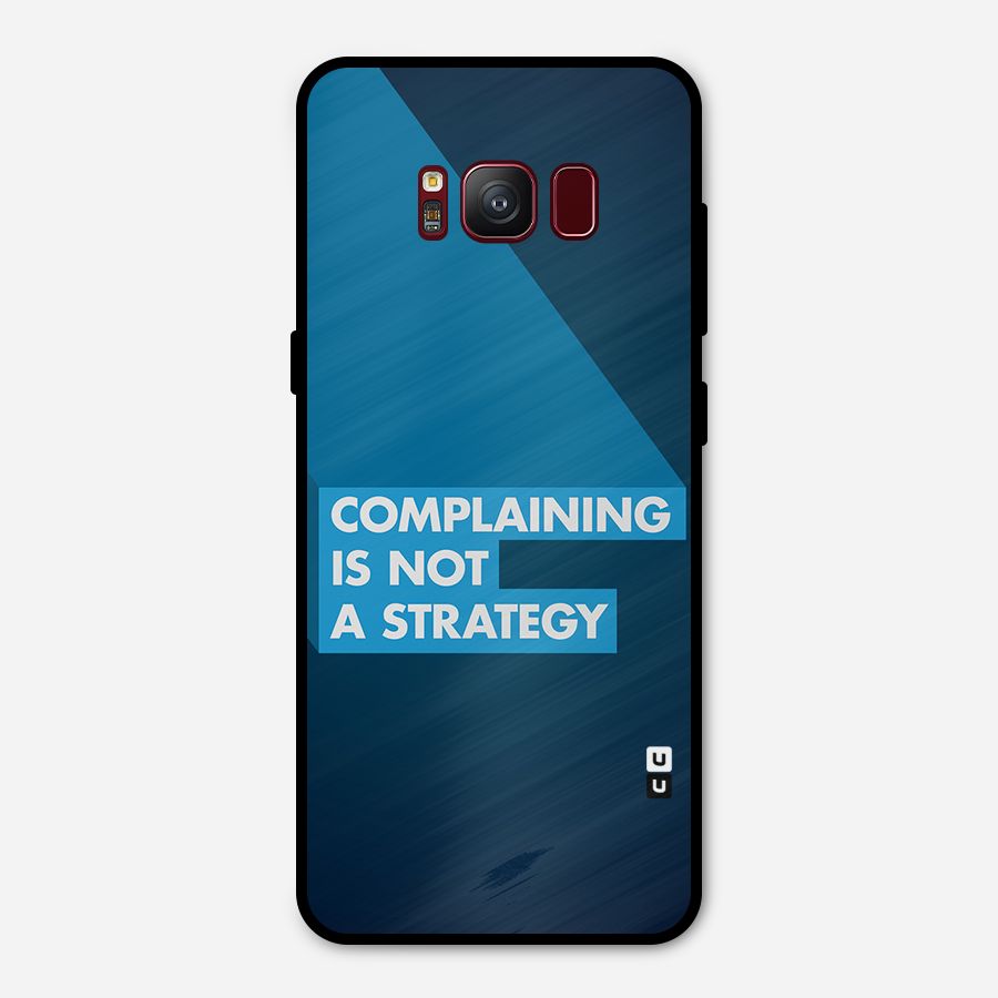 Not A Strategy Metal Back Case for Galaxy S8