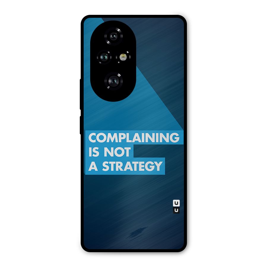 Not A Strategy Metal Back Case for Honor 200 Pro