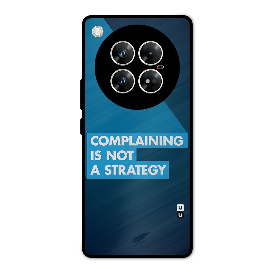 Not A Strategy Metal Back Case for Infinix Zero 40 5G