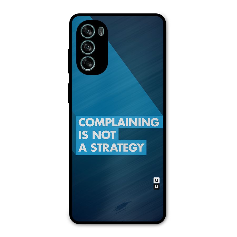 Not A Strategy Metal Back Case for Moto G62