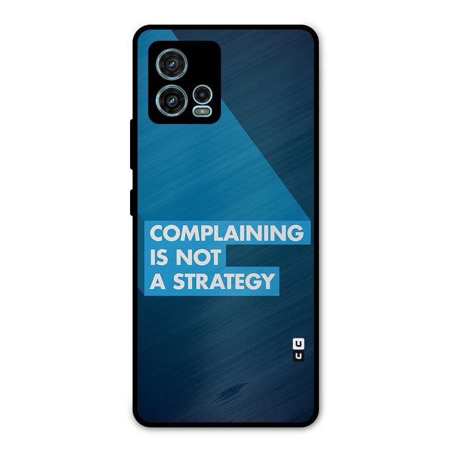 Not A Strategy Metal Back Case for Moto G72