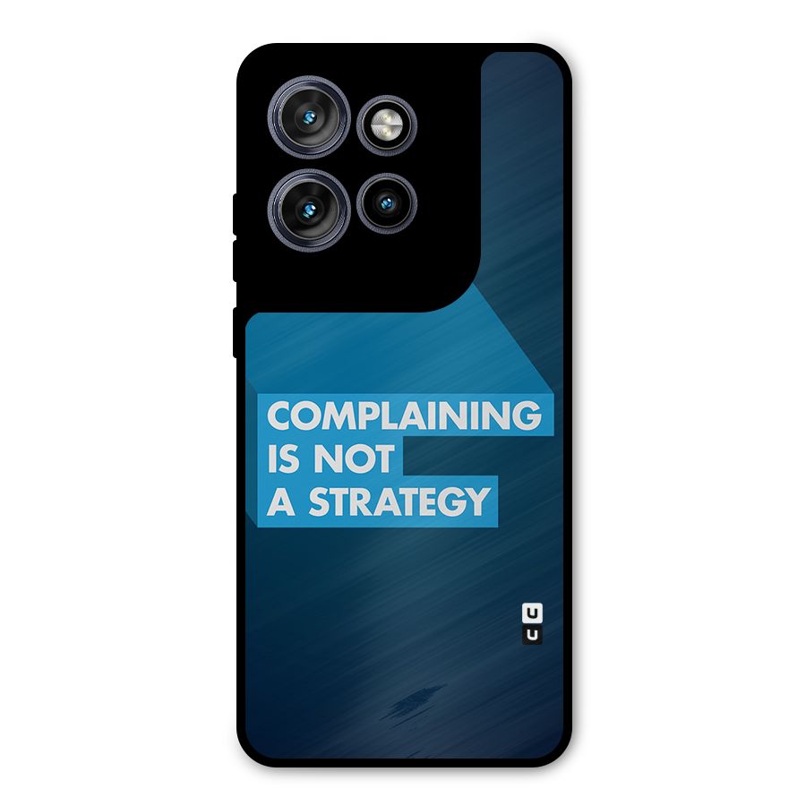 Not A Strategy Metal Back Case for Motorola Edge 50 Neo