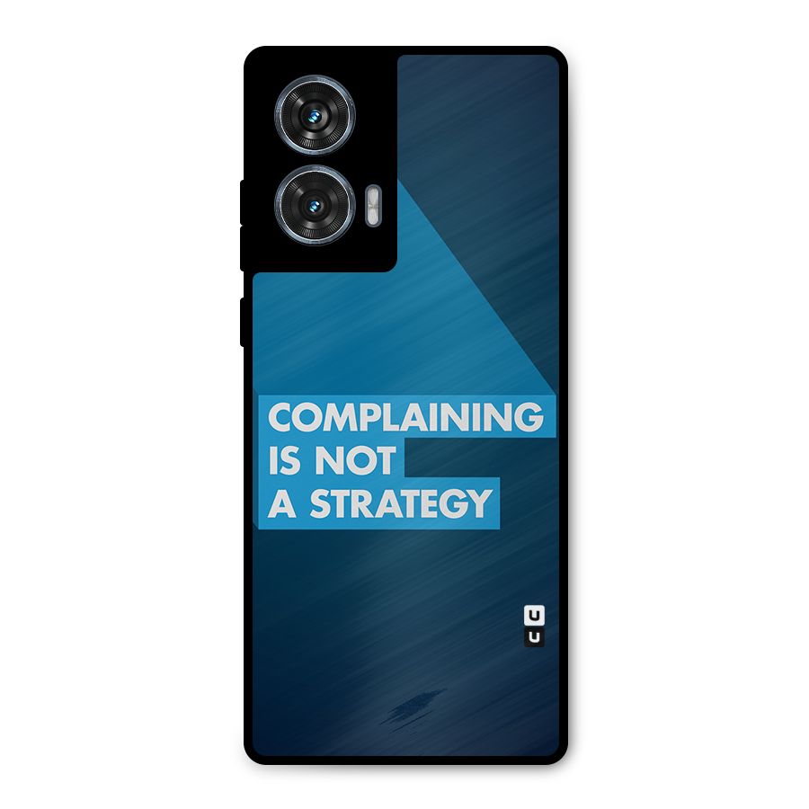 Not A Strategy Metal Back Case for Motorola G96