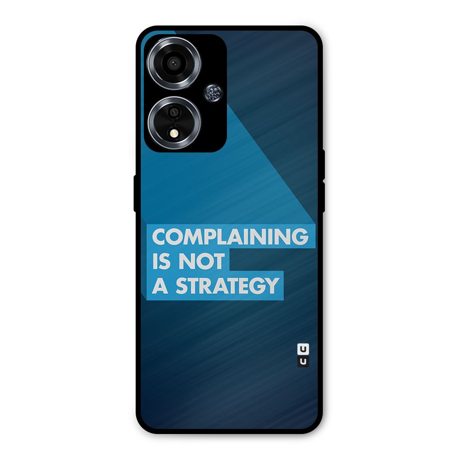 Not A Strategy Metal Back Case for Oppo A59