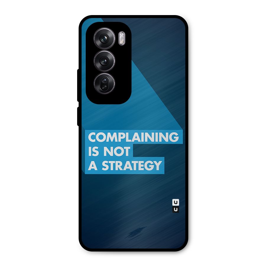 Not A Strategy Metal Back Case for Oppo Reno12 Pro