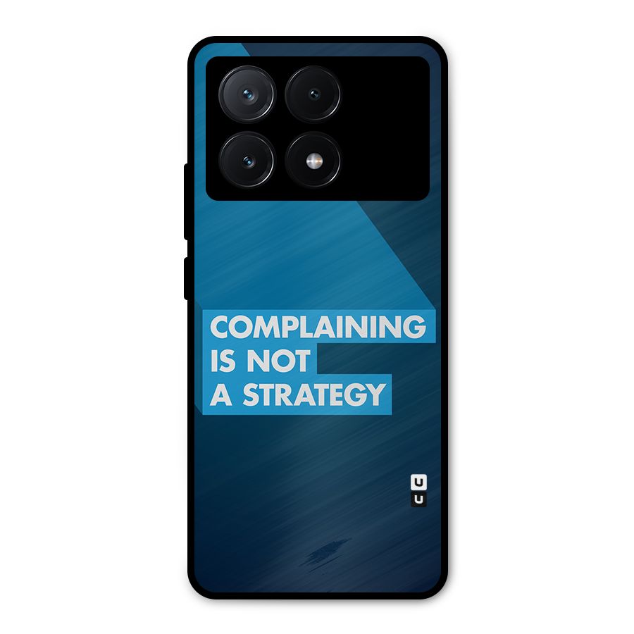 Not A Strategy Metal Back Case for Poco X6 Pro