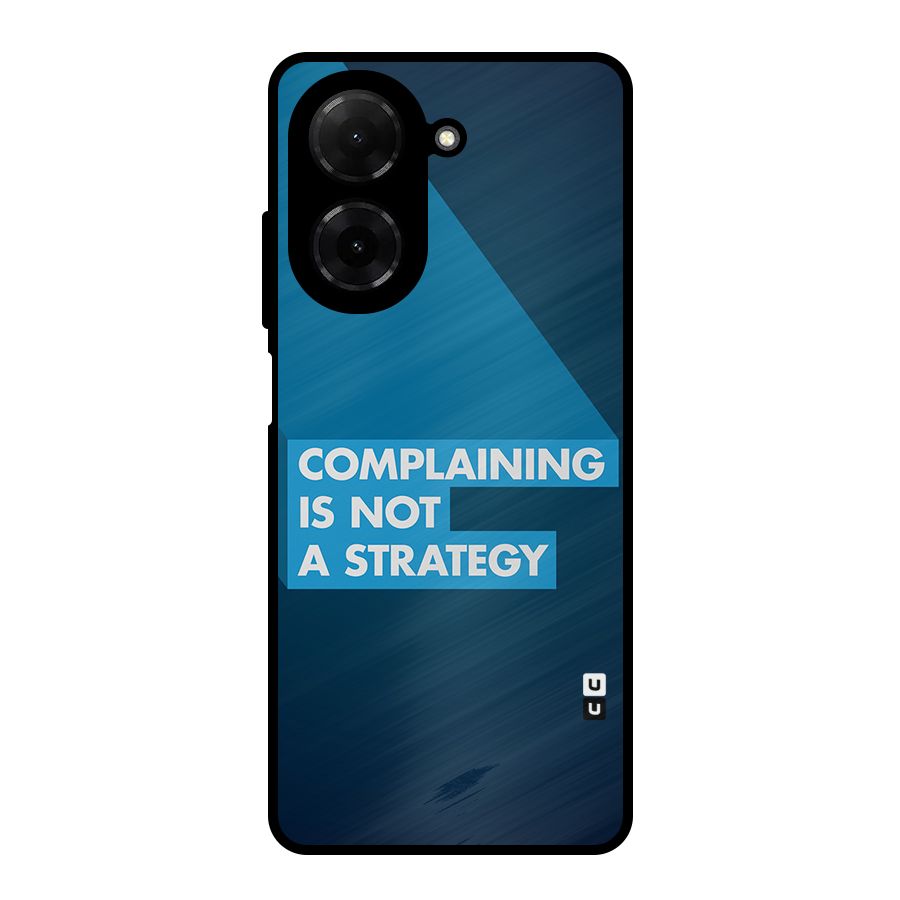 Not A Strategy Metal Back Case for Redmi A5 4G