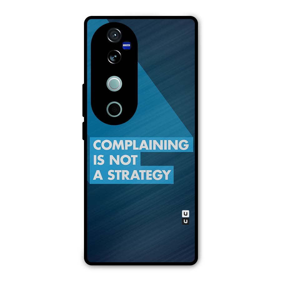 Not A Strategy Metal Back Case for Vivo V40 Pro