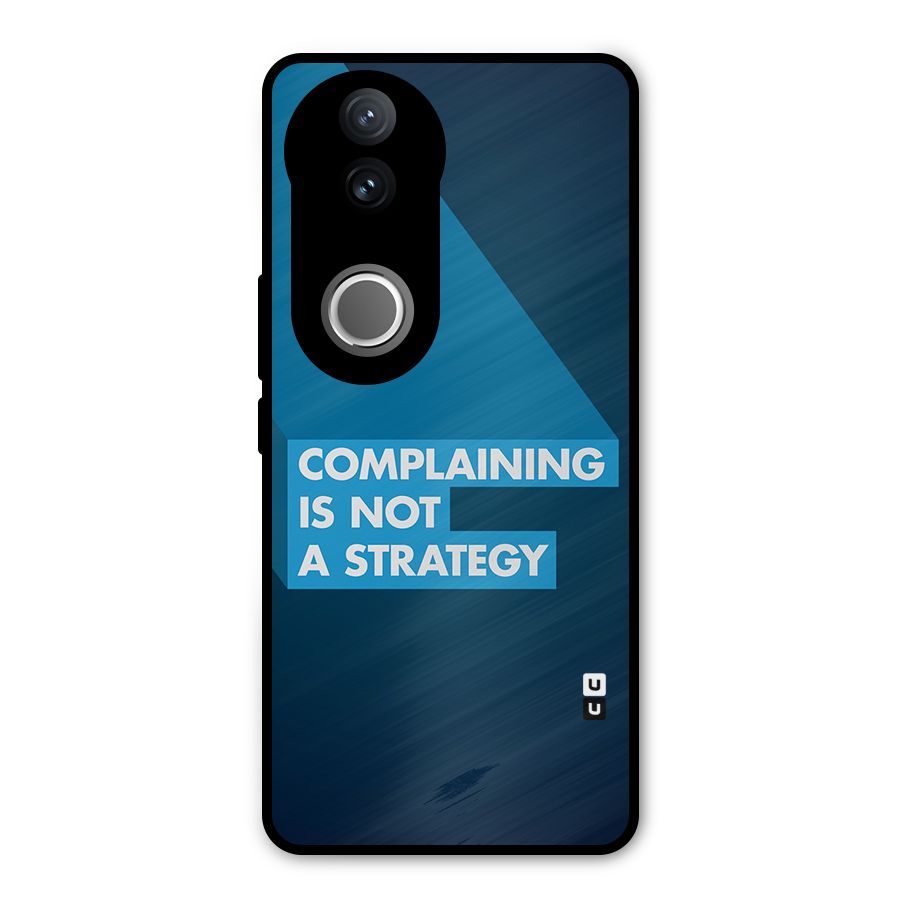 Not A Strategy Metal Back Case for Vivo V50e