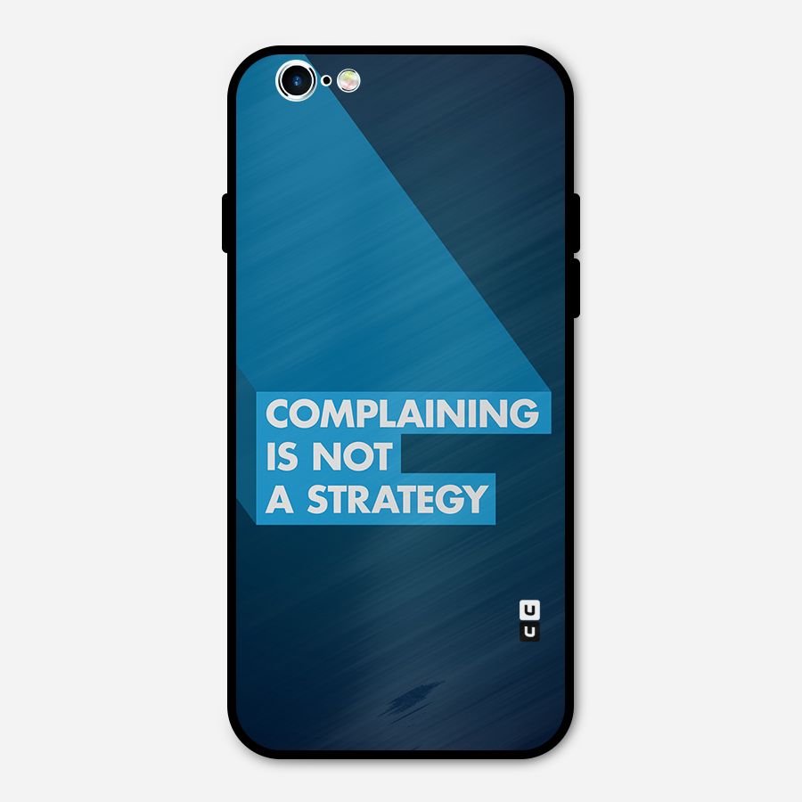 Not A Strategy Metal Back Case for iPhone 6 6s