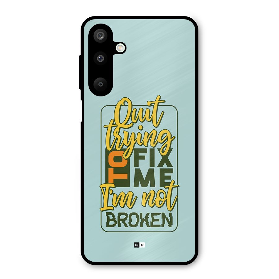 Not Broken Metal Back Case for Galaxy M16