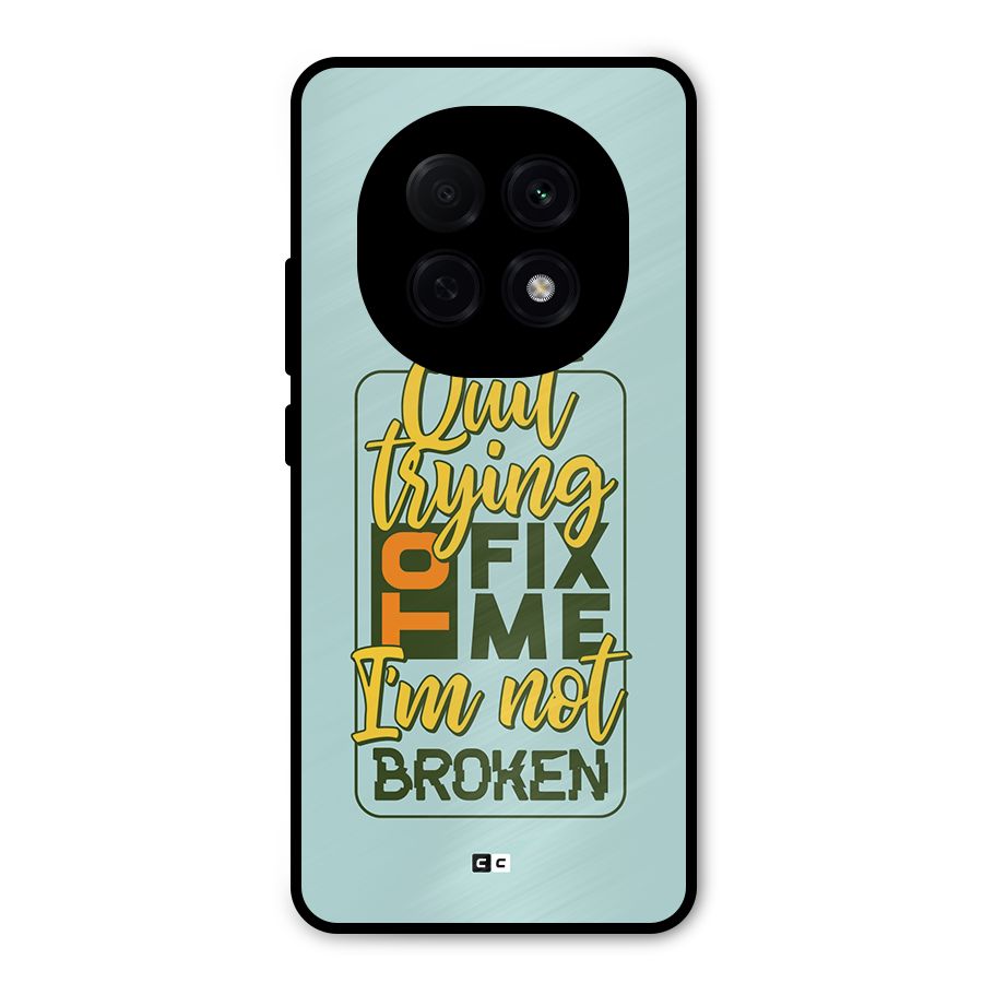 Not Broken Metal Back Case for Oppo F29 Pro