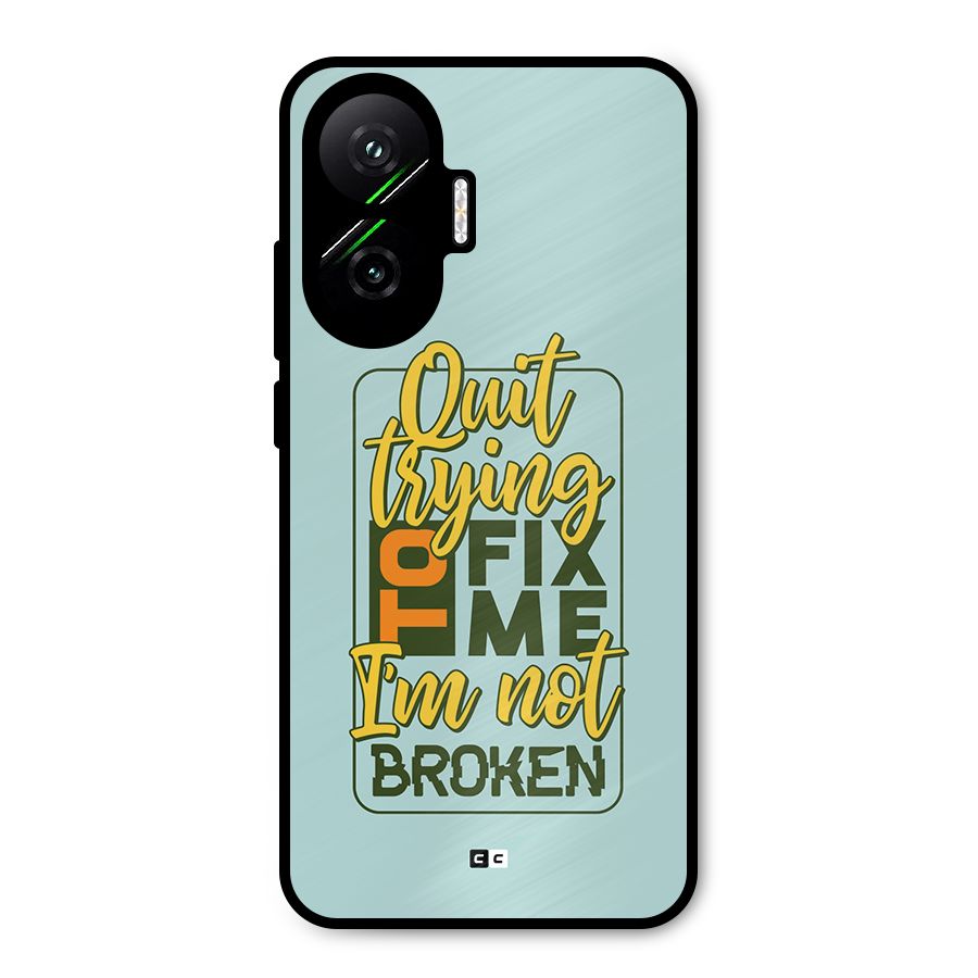 Not Broken Metal Back Case for Poco F7