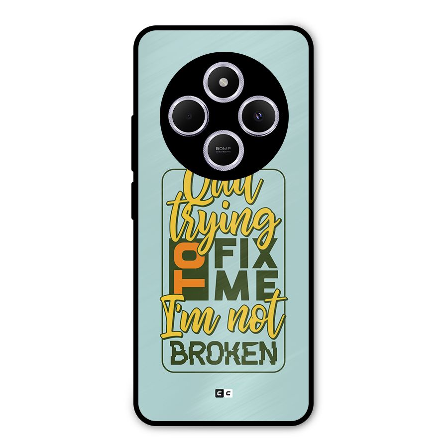 Not Broken Metal Back Case for Poco M7