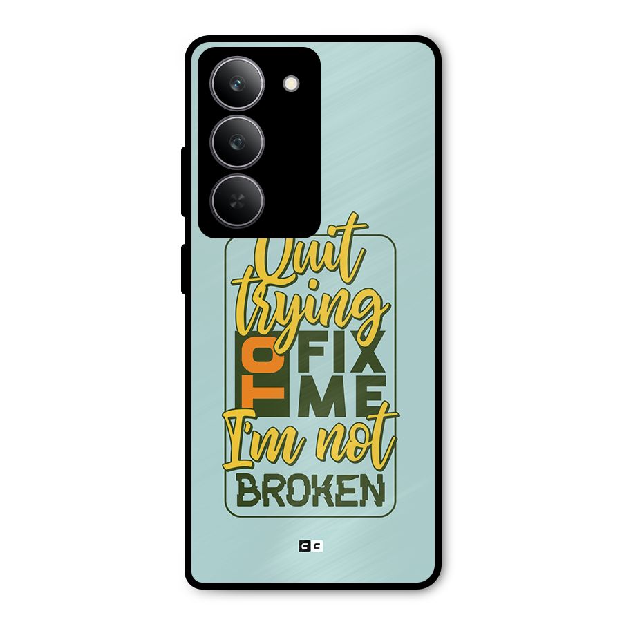Not Broken Metal Back Case for Realme P3x