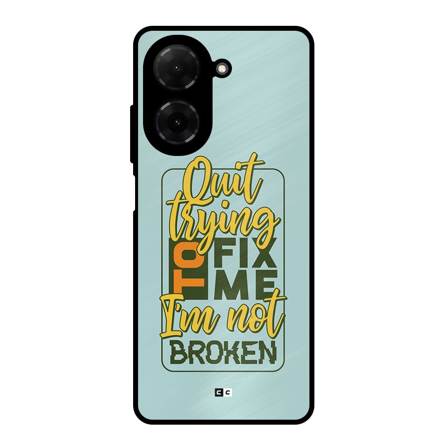Not Broken Metal Back Case for Redmi A5 4G