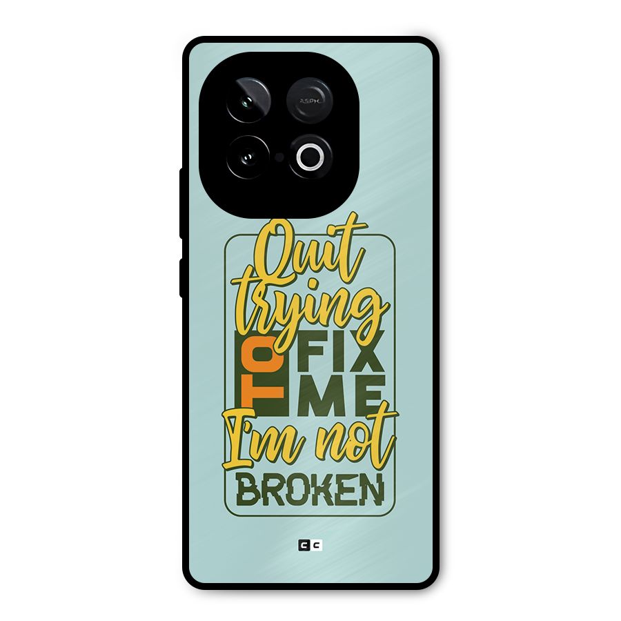 Not Broken Metal Back Case for iQOO Neo 10