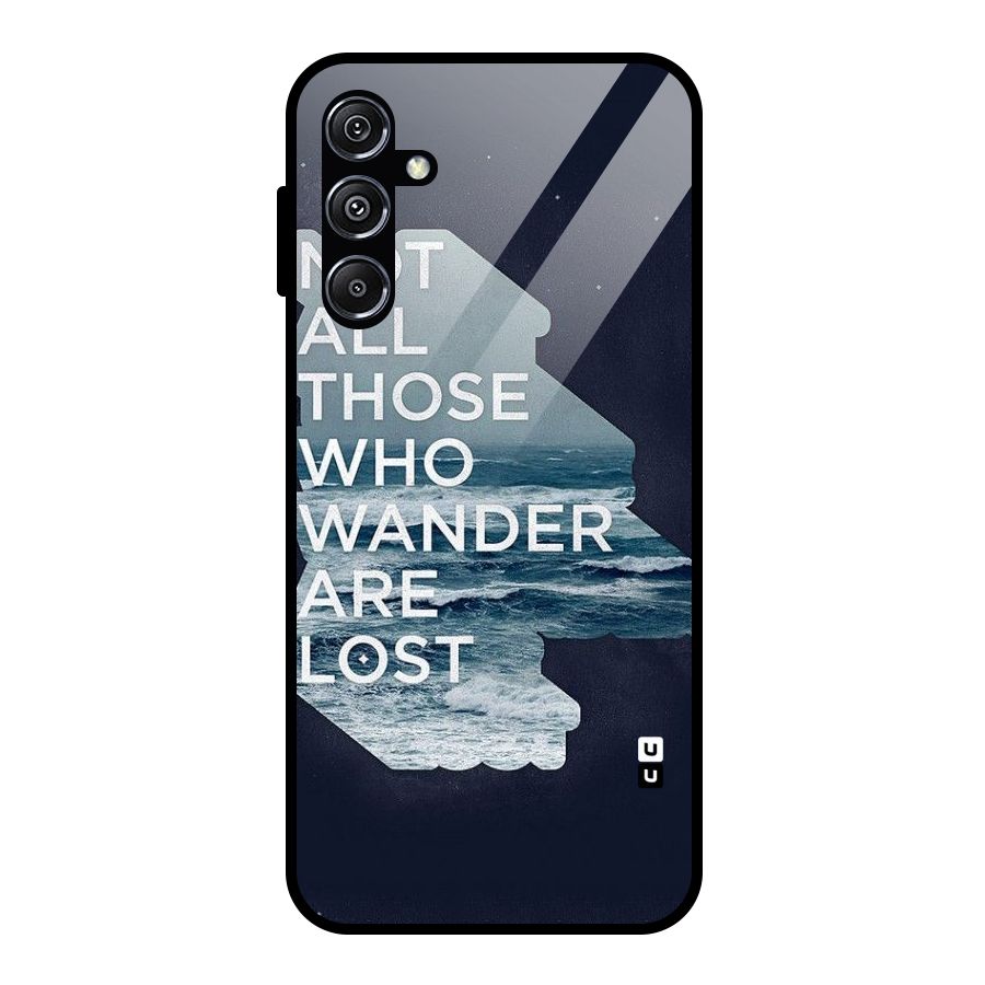 Not Lost Glass Back Case for Galaxy M34 5G