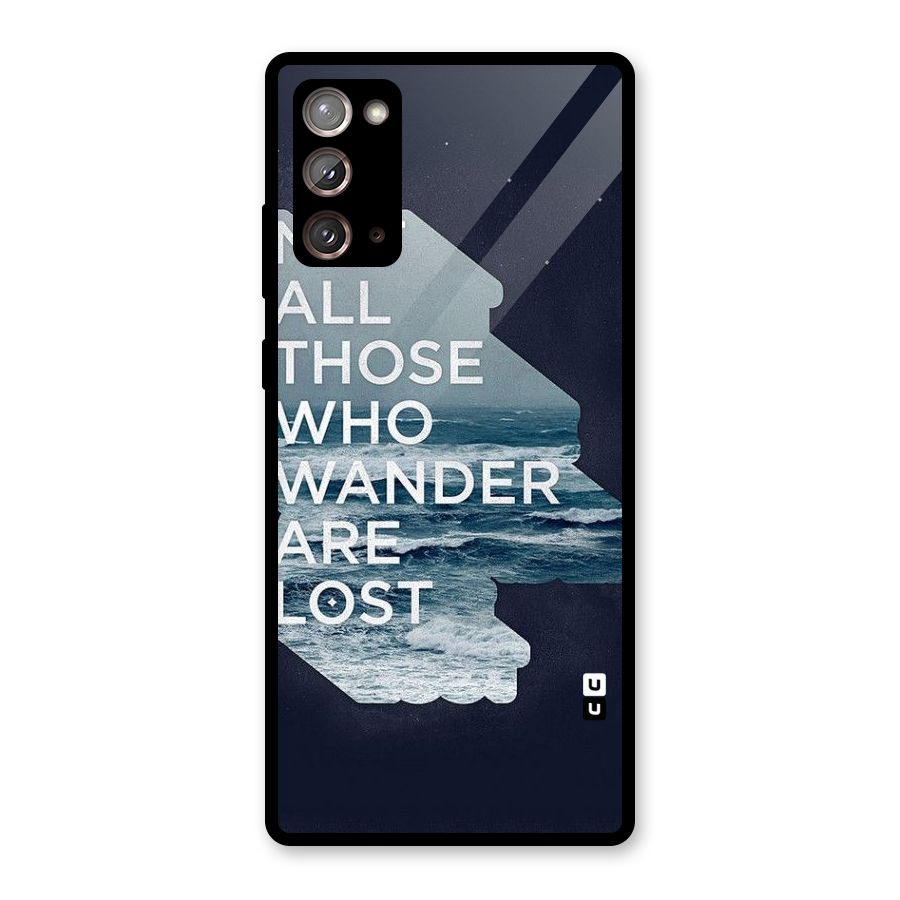 Not Lost Glass Back Case for Galaxy Note 20
