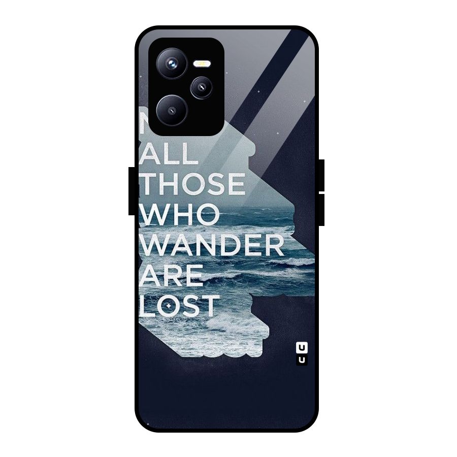 Not Lost Glass Back Case for Realme C35