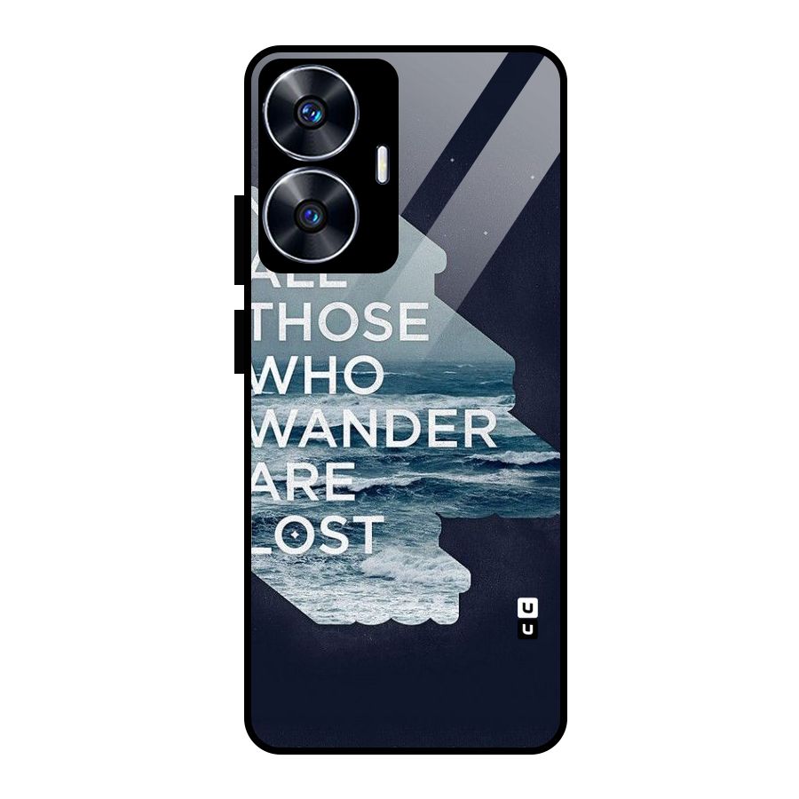 Not Lost Glass Back Case for Realme Narzo N55