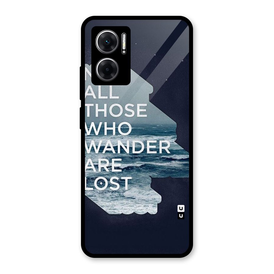 Not Lost Glass Back Case for Redmi 11 Prime 5G