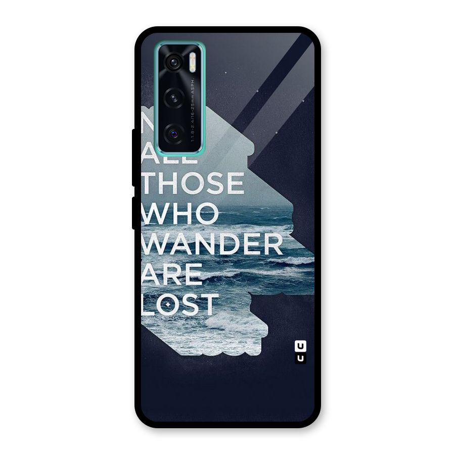 Not Lost Glass Back Case for Vivo V20 SE