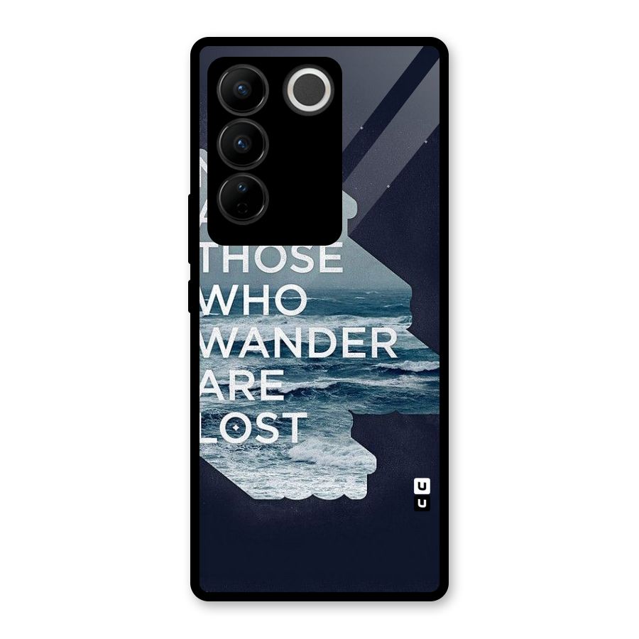 Not Lost Glass Back Case for Vivo V27