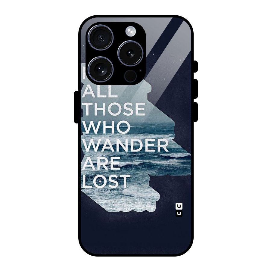 Not Lost Glass Back Case for iPhone 15 Pro