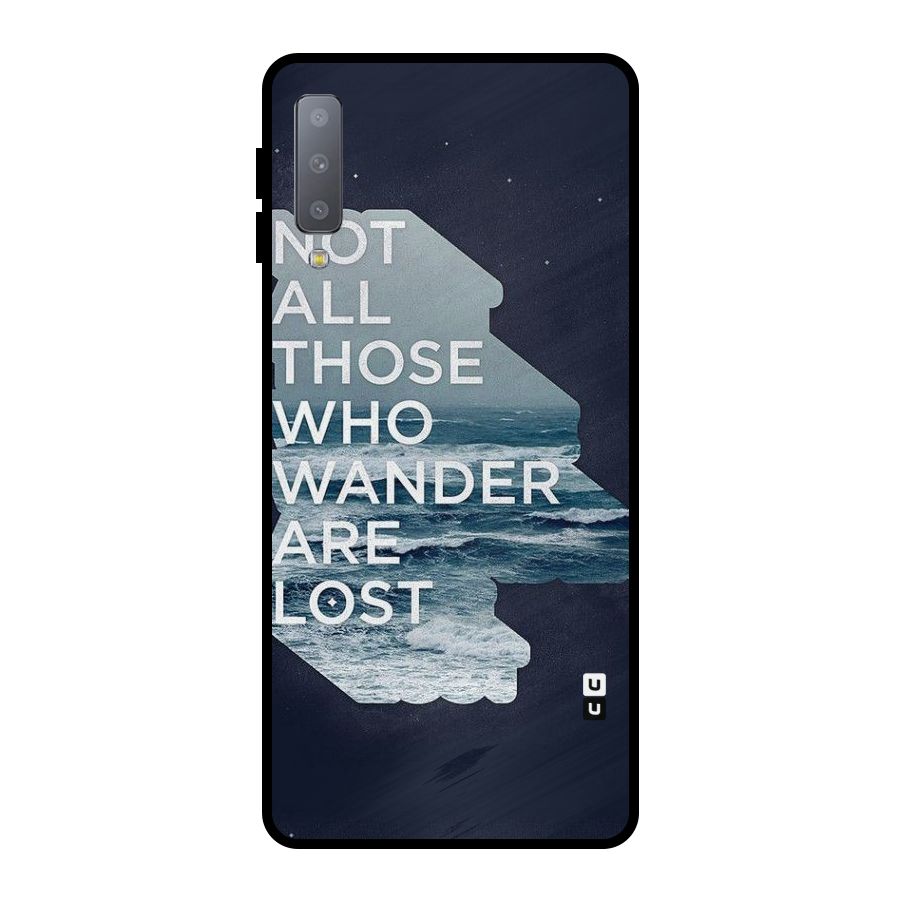 Not Lost Metal Back Case for Galaxy A7 (2018)