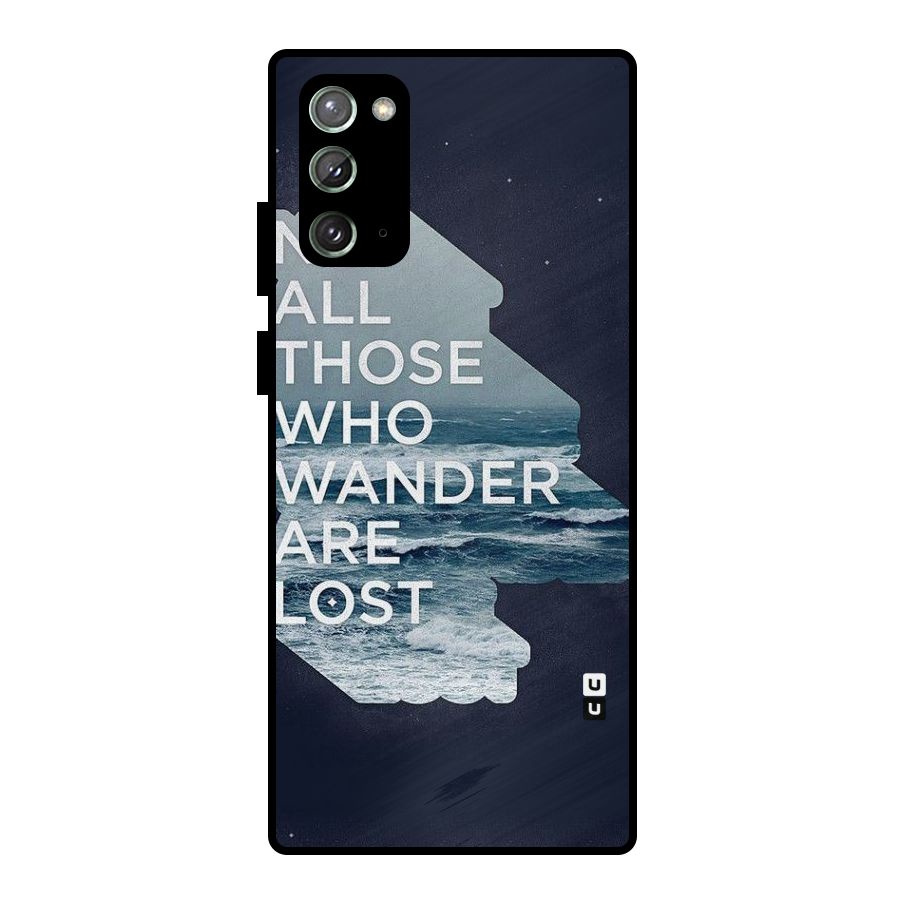Not Lost Metal Back Case for Galaxy Note 20
