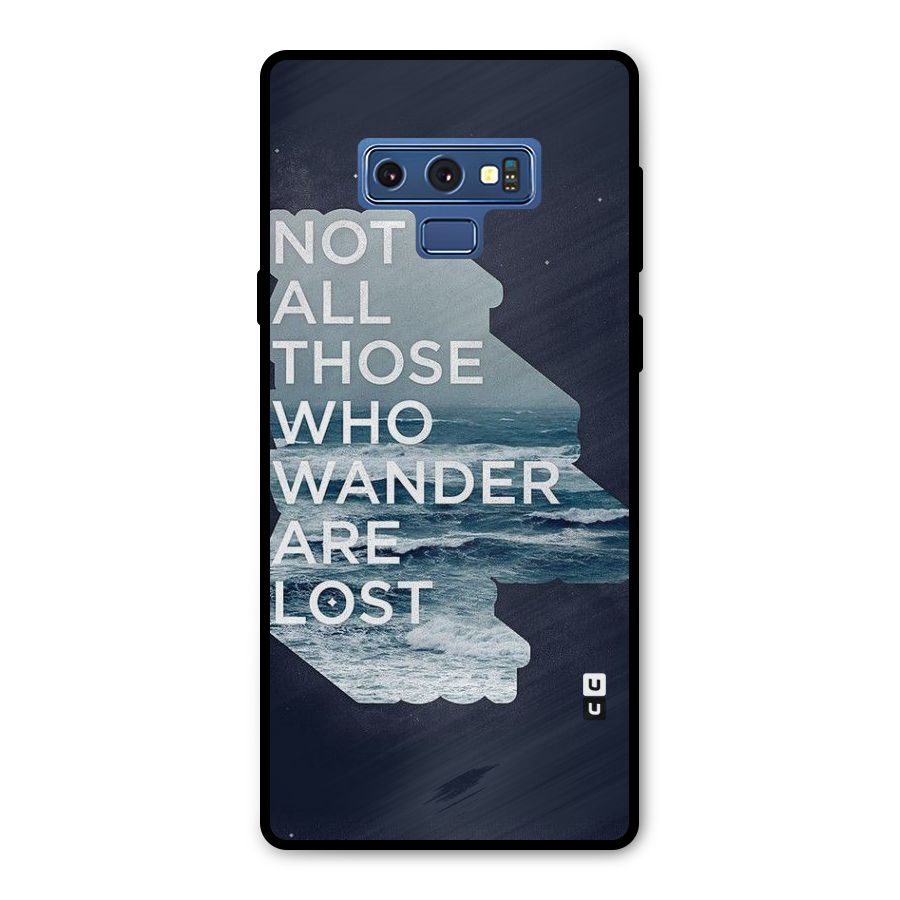 Not Lost Metal Back Case for Galaxy Note 9