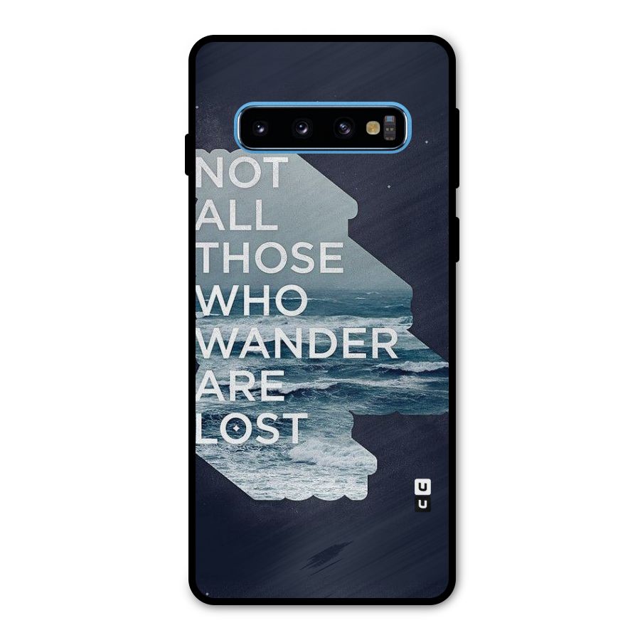 Not Lost Metal Back Case for Galaxy S10