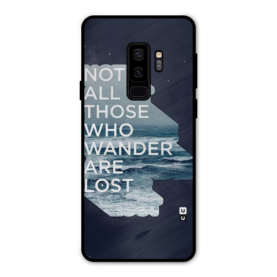 Not Lost Metal Back Case for Galaxy S9 Plus