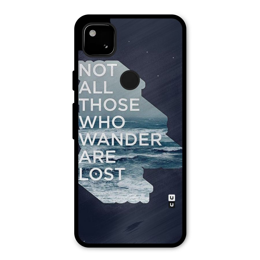 Not Lost Metal Back Case for Google Pixel 4a