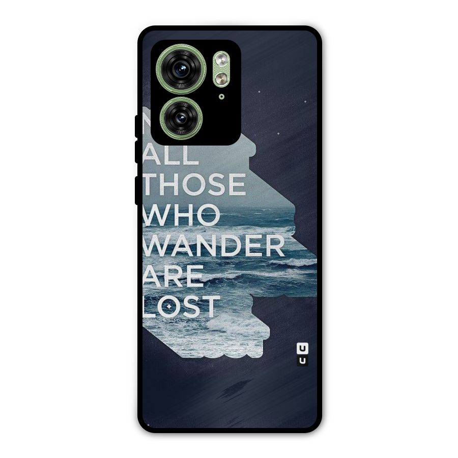 Not Lost Metal Back Case for Motorola Edge 40 5G