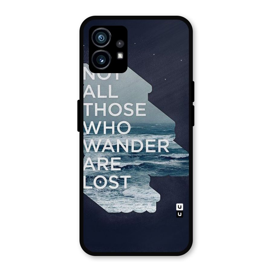 Not Lost Metal Back Case for Nothing Phone 1