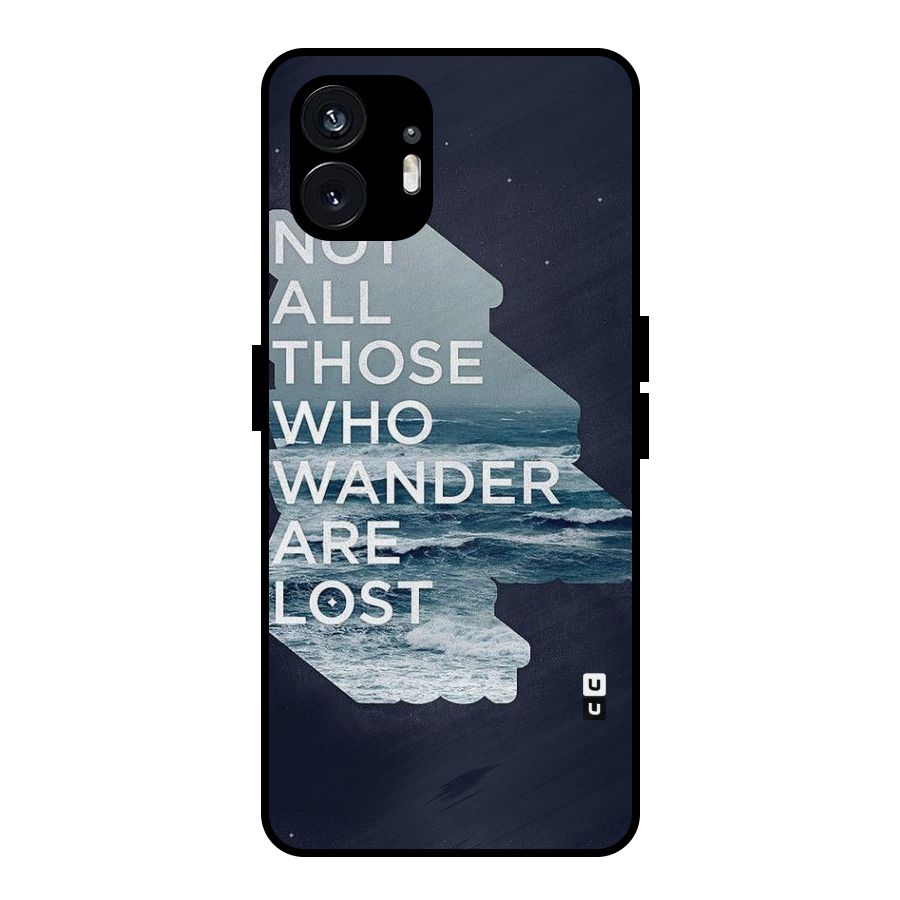Not Lost Metal Back Case for Nothing Phone 2